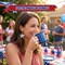 4E's Novelty 4th of July Earrings for Women Patriotic Red White and Blue Crystal Dangle Drop, Zinc Alloy Star Earrings